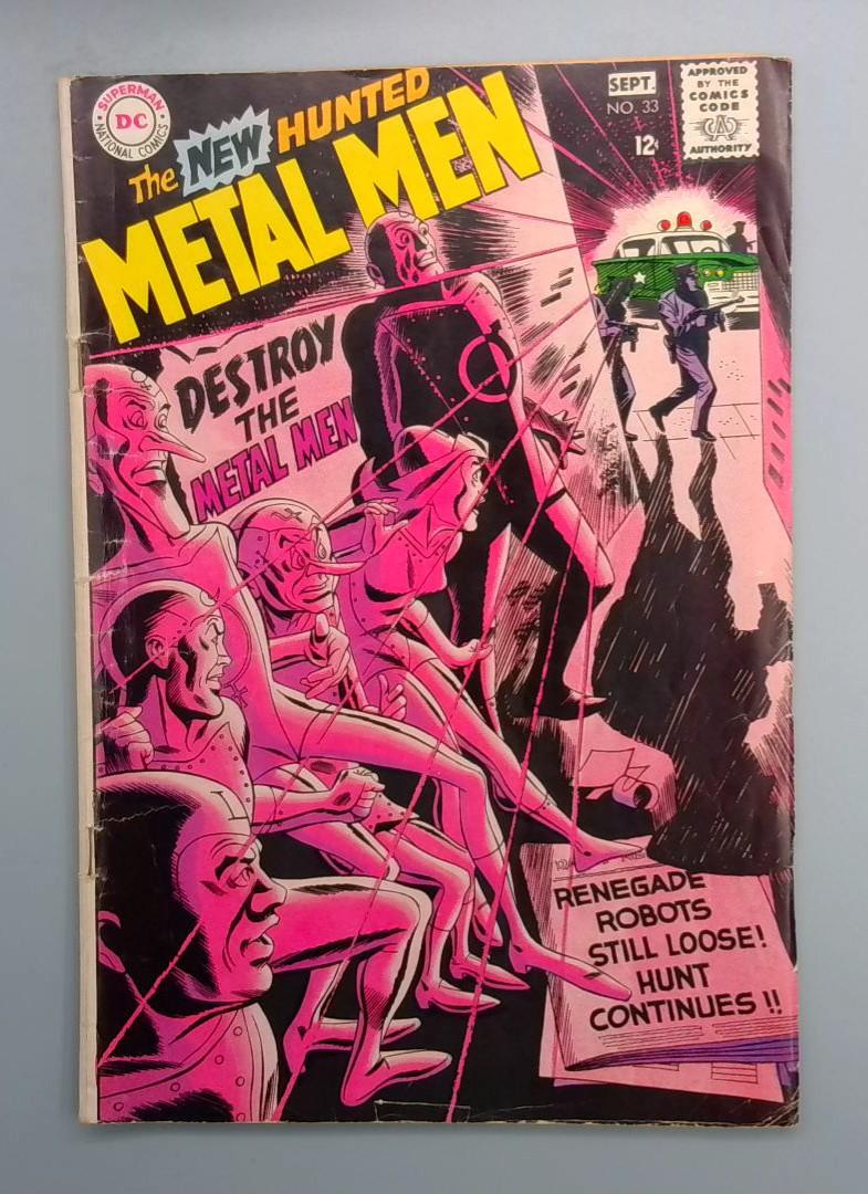 Metal Men #33, VG DC, 1968 JR1