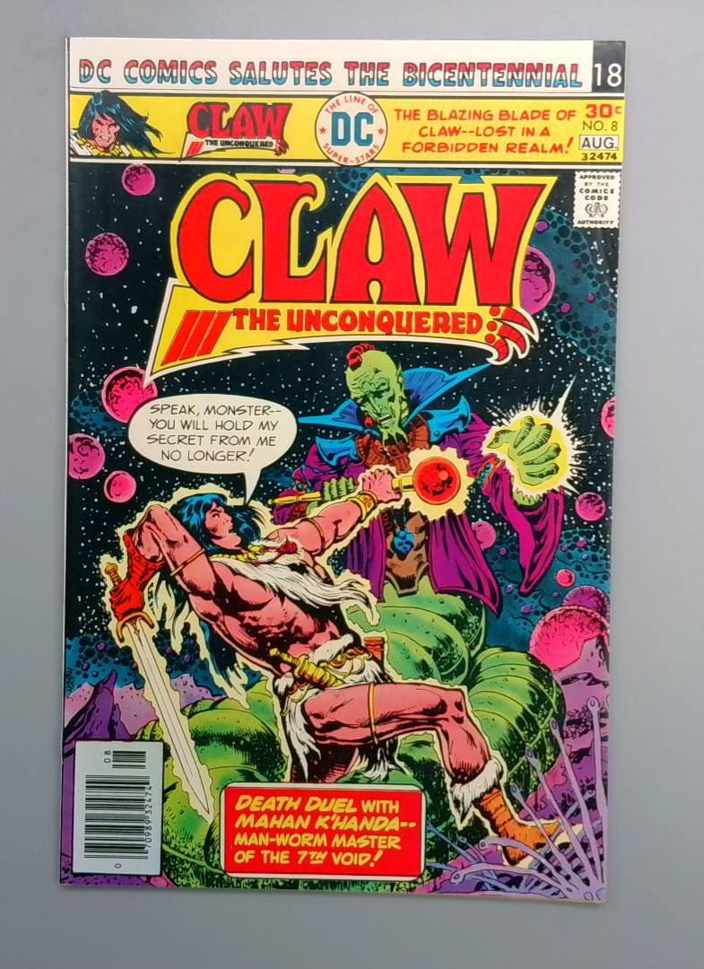 Claw the Unconquered #8, DC Comics, August 1976 JR1