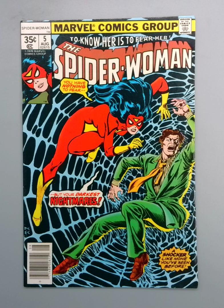 Spider-Woman #5, VF 1st Morgan Le Fey Marvel, 1978 JR1
