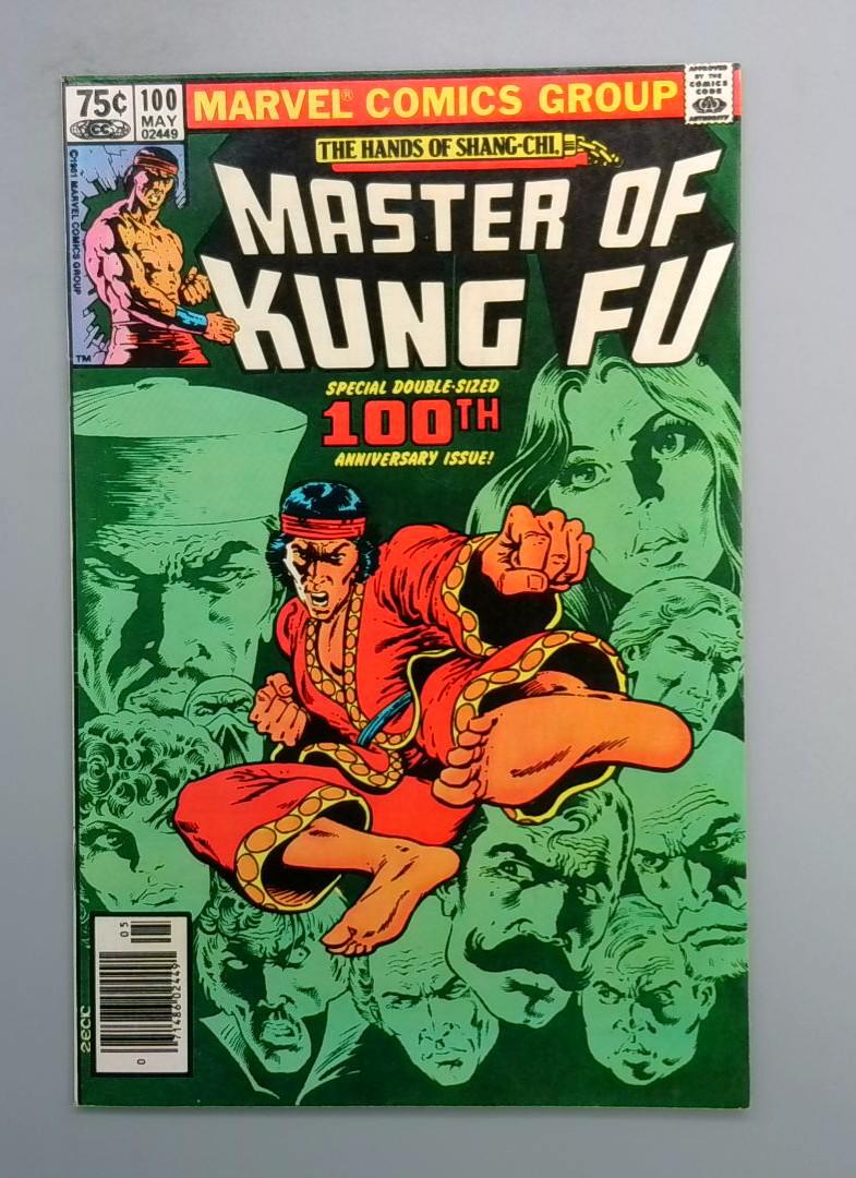 Master of Kung Fu #100, VF/NM Newsstand Marvel, 1981 JR1