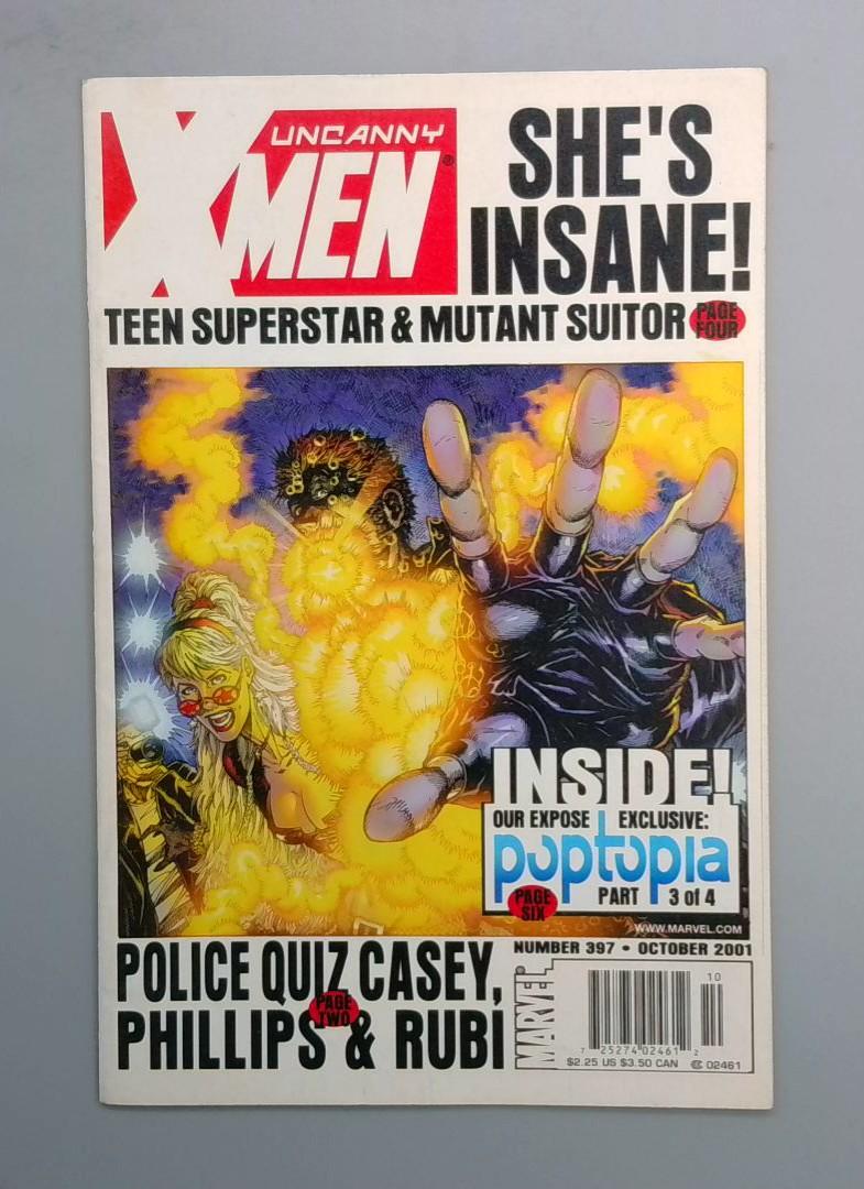 The Uncanny X-Men #397, Marvel, 2001 JR1