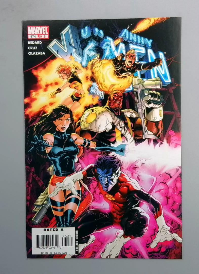 Uncanny X-Men #474, NM Origin First Fallen Marvel, 2008 JR1