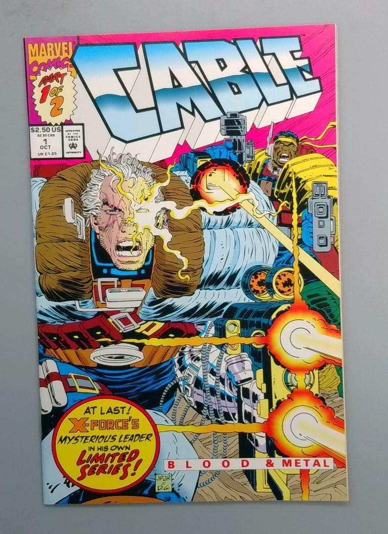 Cable #1, NM Blood & Metal, Marvel, October 1992 JR1
