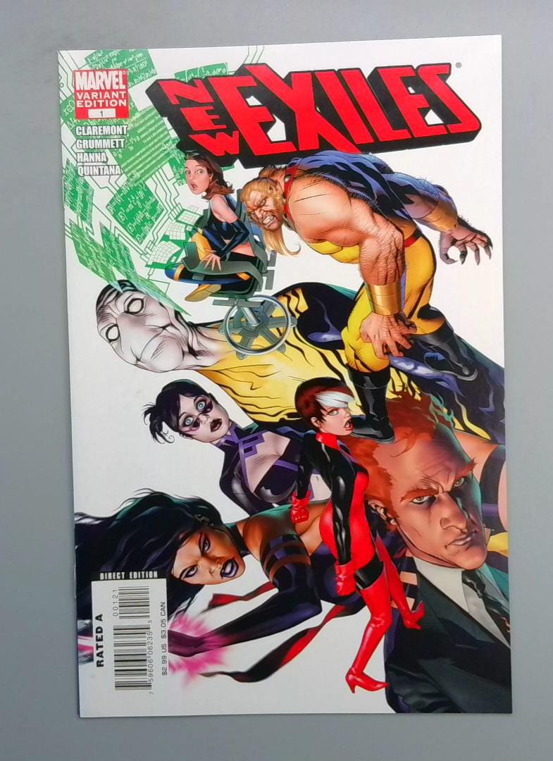New Exiles  #1, NM Variant Marvel, 2009 
