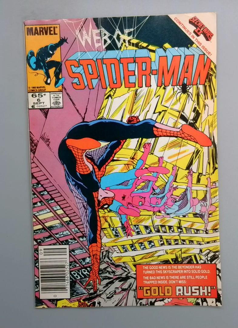 Web of Spider-Man #6, "Gold Rush!", Marvel, 1985