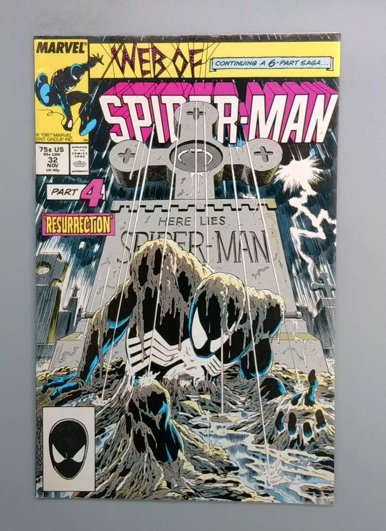 Web of Spider-Man #32, Part 4 Resurrection, Marvel, 1987