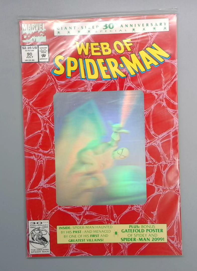Web of Spider-Man #90, NM Giant-Sized 40th Anniversary Special, Marvel, 1992