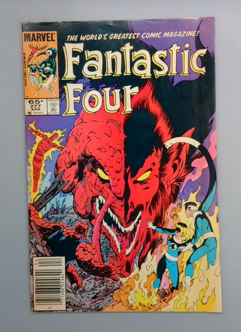 Fantastic Four #277, Newsstand Marvel, 1985
