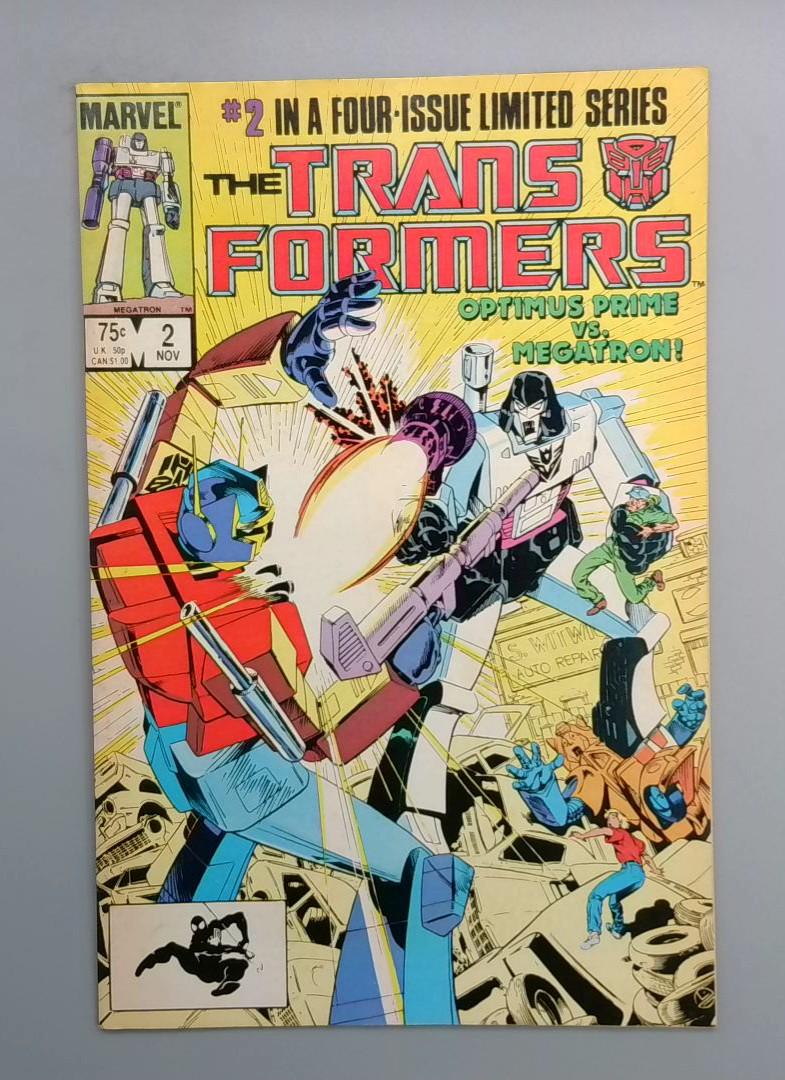 Transformers #2, Optimus Prime vs. Megatron, Marvel, 1984