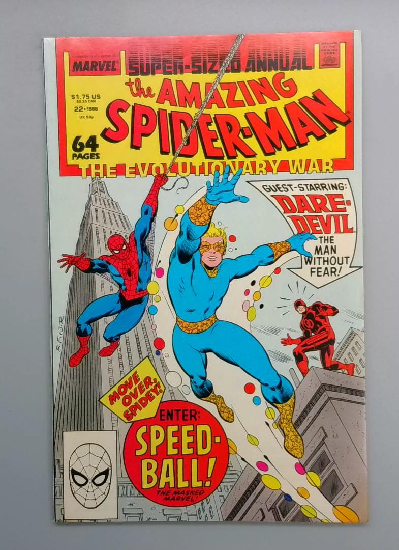 Amazing Spider-Man Annual #22, 1st Speedball, Marvel, 1988