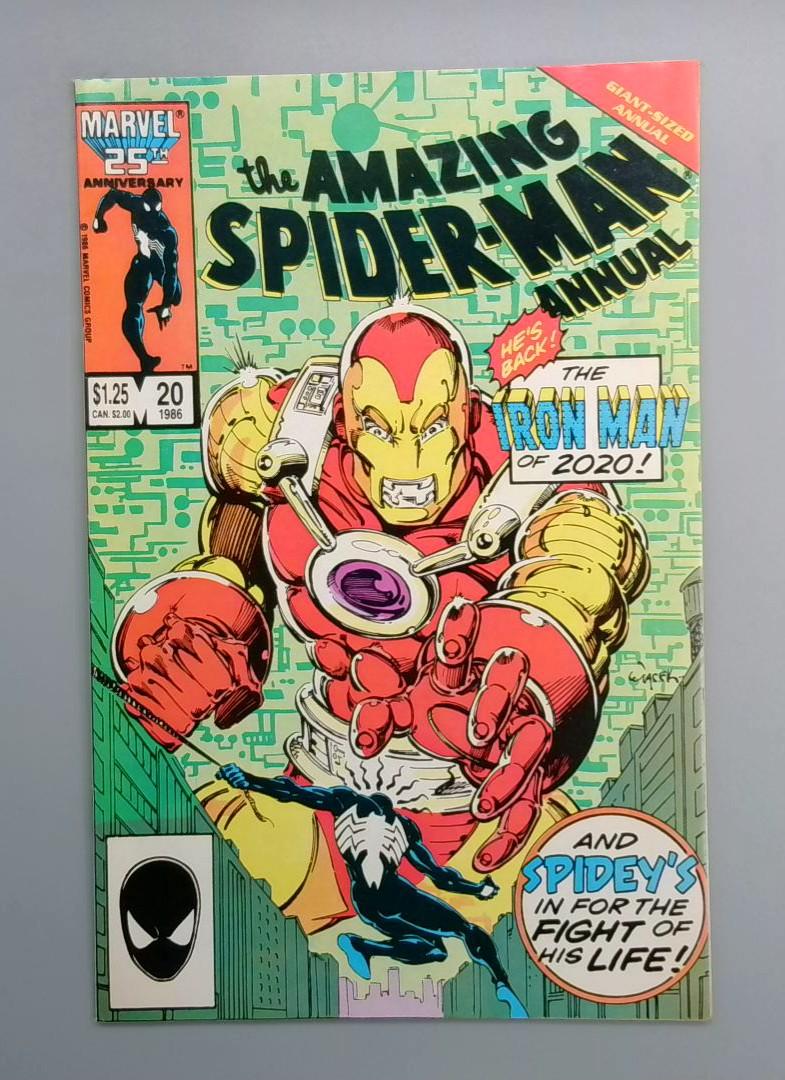 Amazing Spider-Man Annual #20, Origin Iron Man 2020 Marvel, 1986