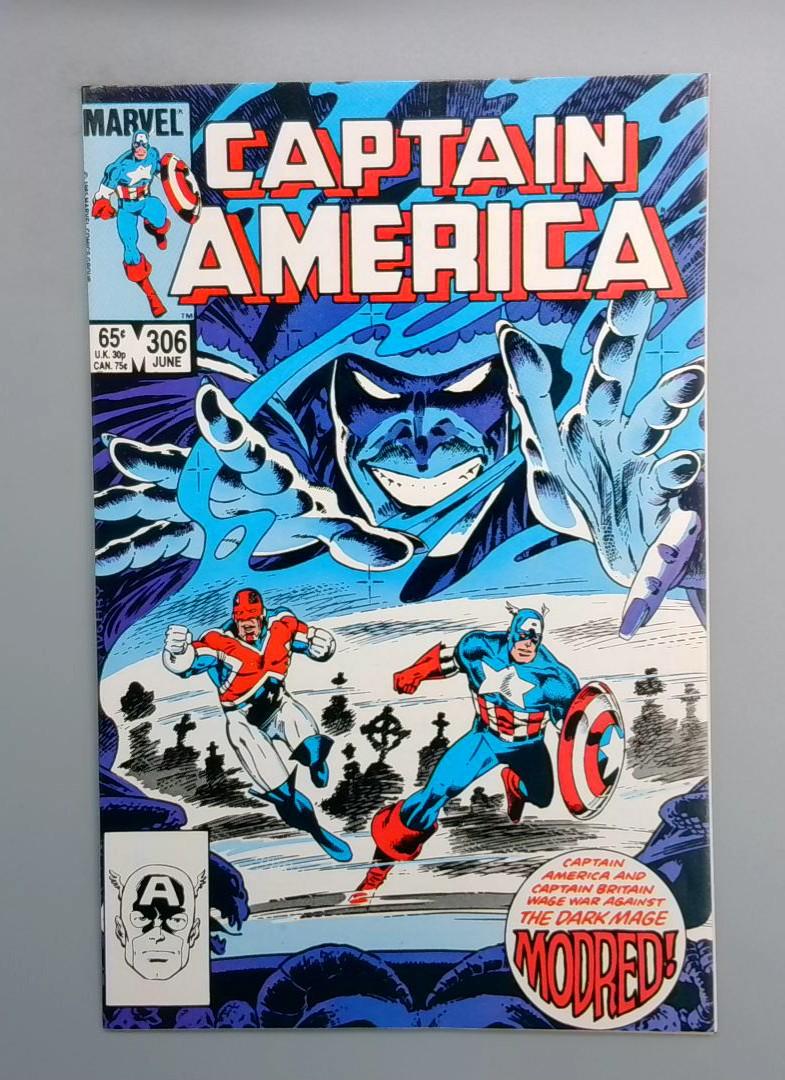 Captain America #306, VF/NM Marvel, 1985 JR1