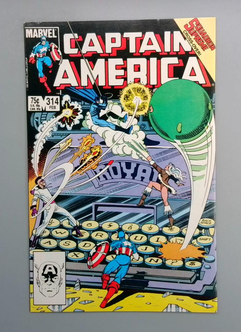 Captain America #314, NM- Marvel, 1985 JR1