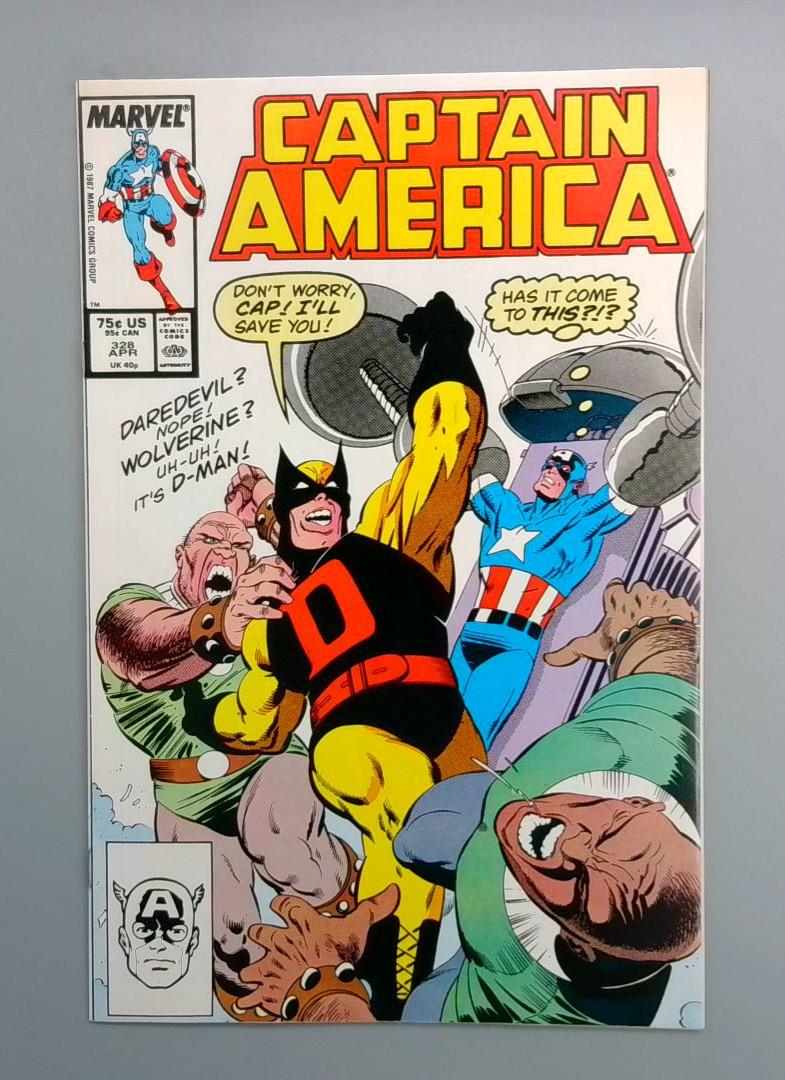 Captain America #328, NM- 1st D-Man, Marvel, 1988 JR1