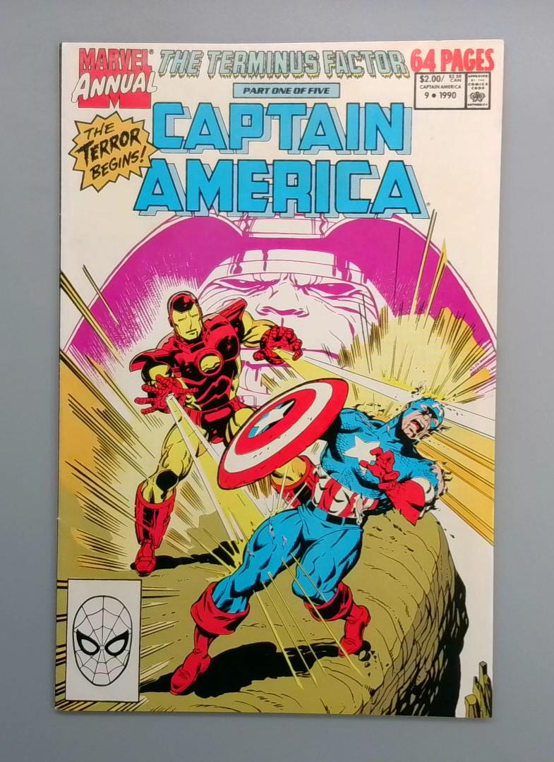 Captain America Annual #9, The Terminus Factor Part 1, Marvel, 1990 JR1