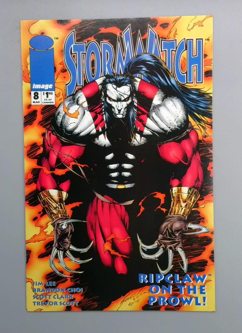 Stormwatch #8 NM- 1st Rainmaker Image, 1994 JR1
