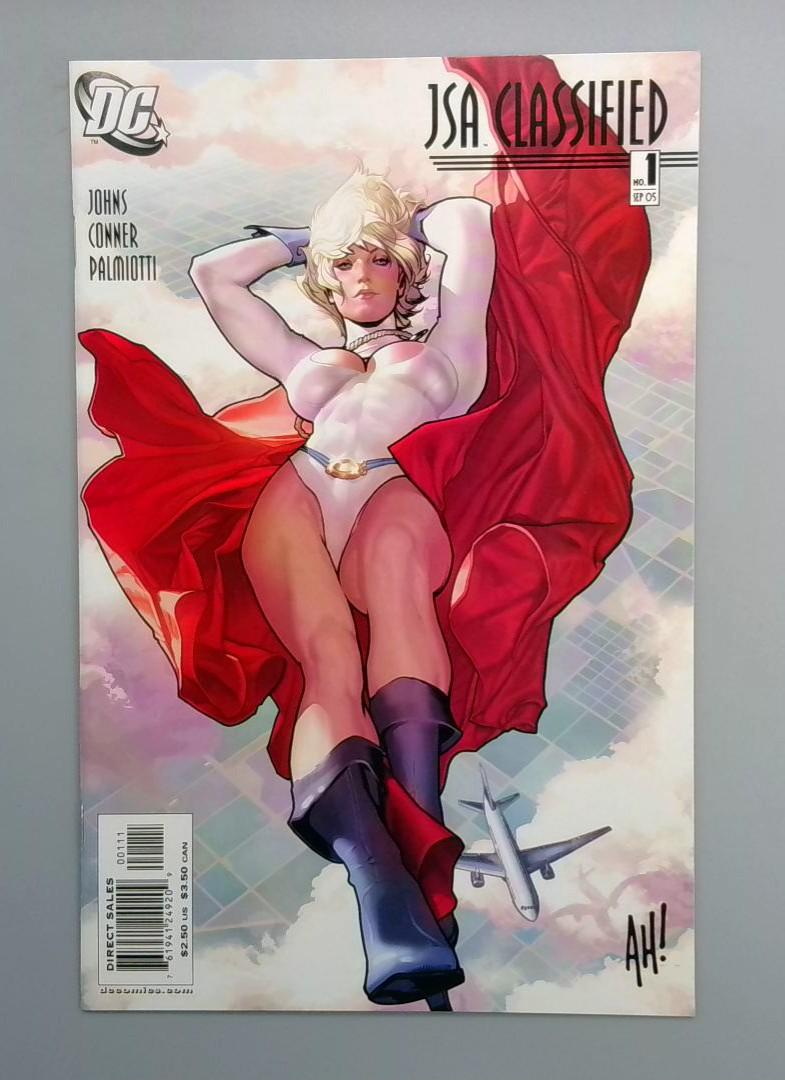 JSA: Classified #1 NM- Power Girl Adam Hughes Variant Cover, DC, 2005 JR1