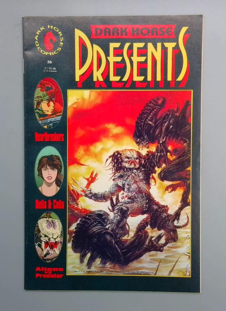 Dark Horse Presents #36, Aliens vs Predator Dark Horse, 1991