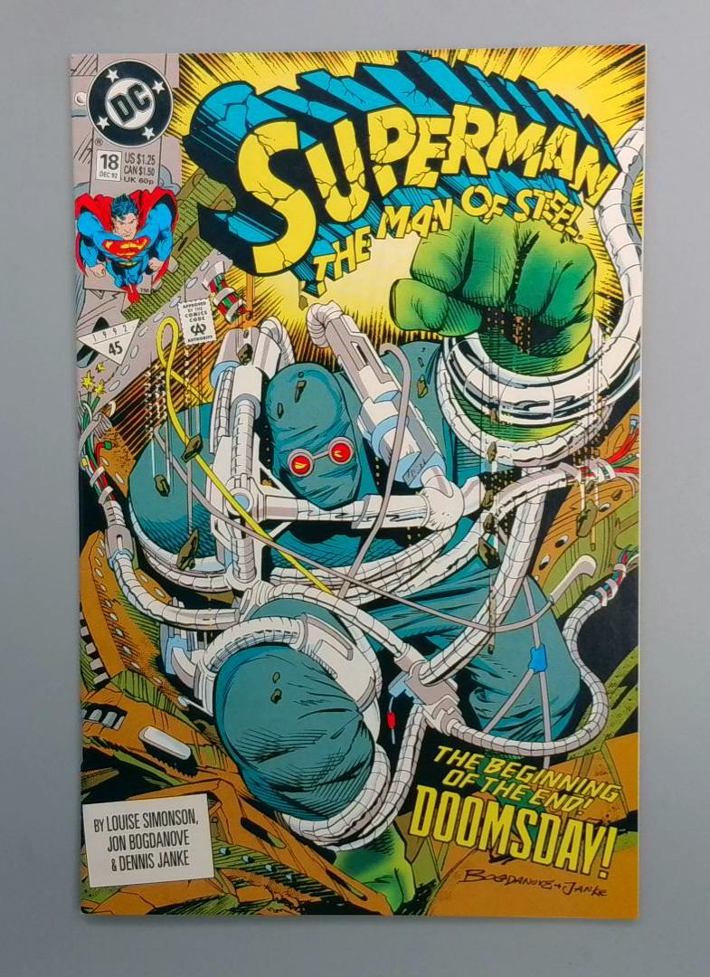 Superman: The Man of Steel #18, 1st Doomsday DC, 1992