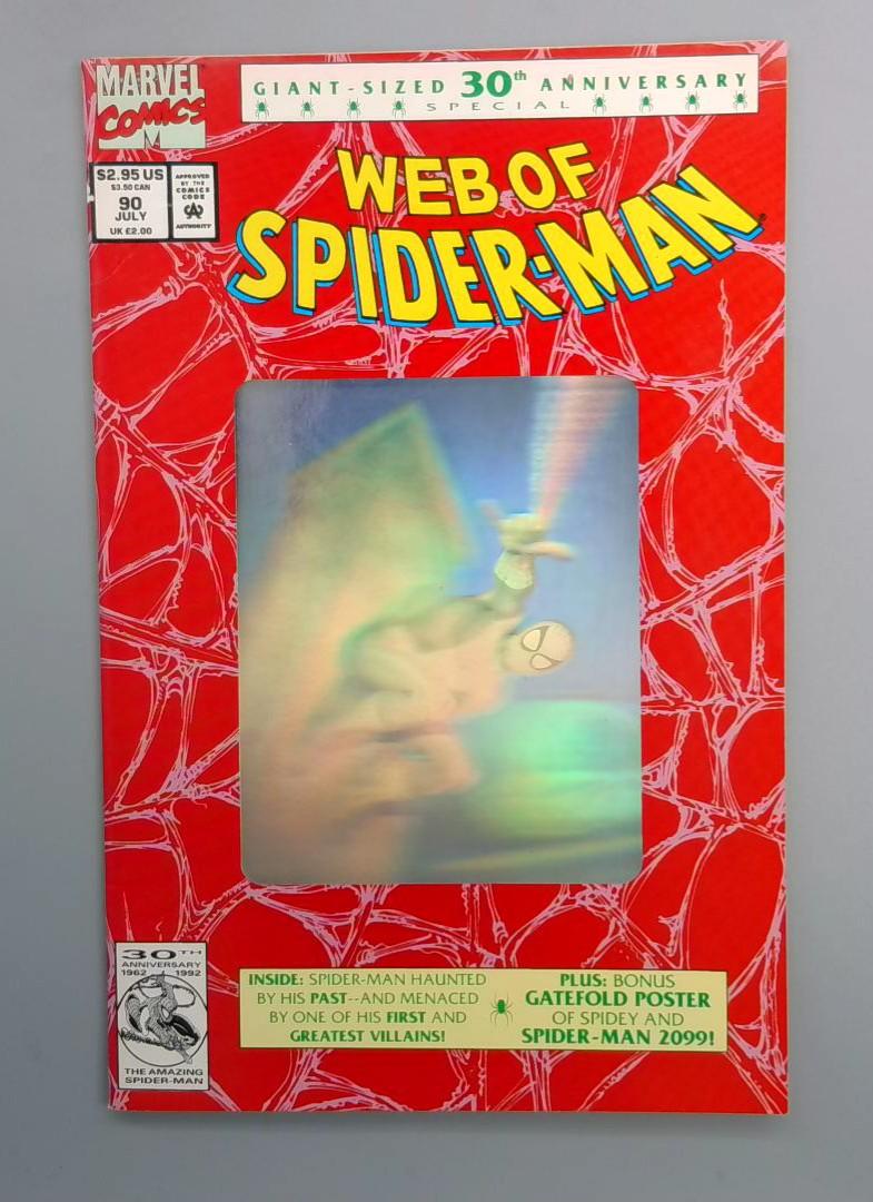 Web Of Spider-Man #90 Hologram Cover Marvel Comics 1992