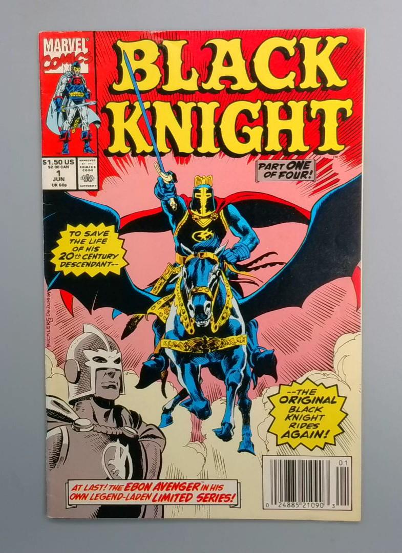 Black Knight #1 Newsstand Marvel, 1990