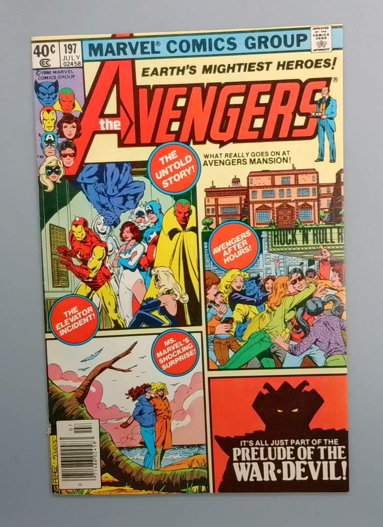 Avengers #197 Newsstand Marvel Comics 1980