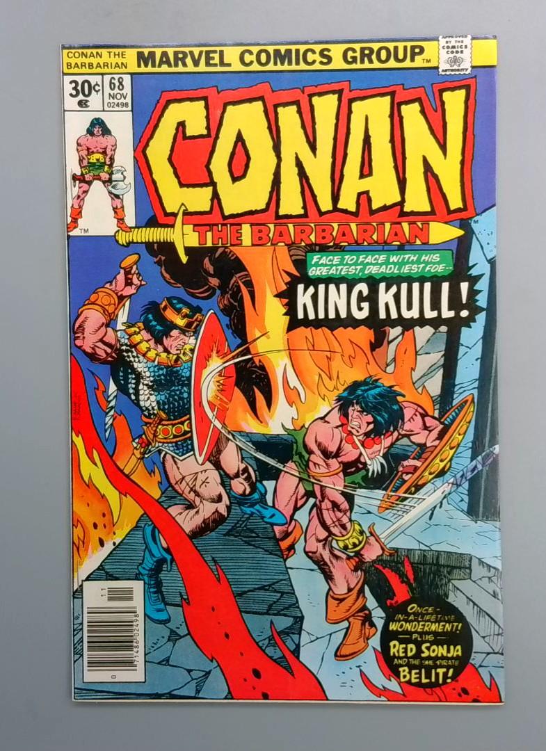 Conan the Barbarian #68 Red Sonja, King Kull Marvel 1976 JR1