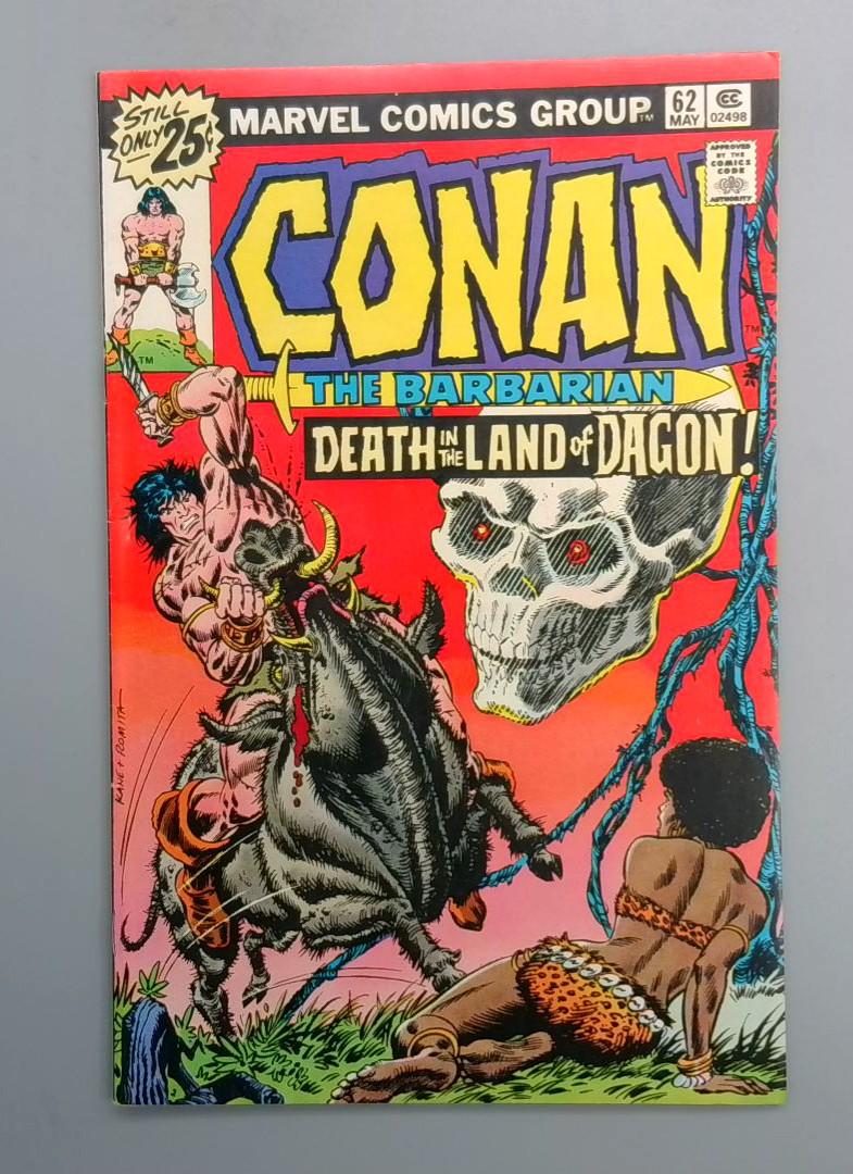 Conan the Barbarian #62 FN+ Marvel 1976 JR1