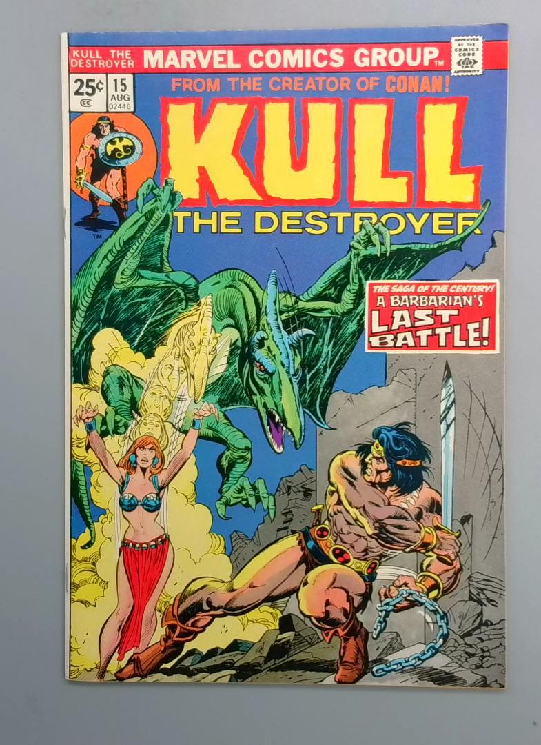 Kull the Destroyer #15 VF Marvel 1974 JR1
