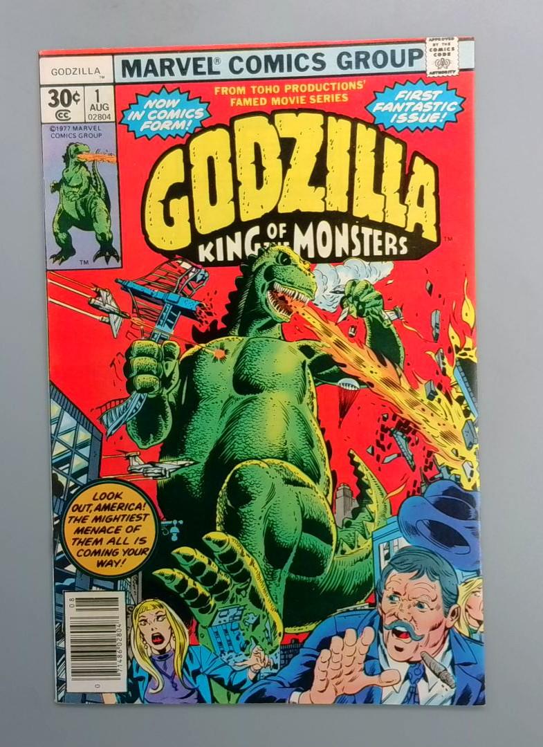 Godzilla #1, NM 1st Godzilla in Comics Marvel, 1977 JR1