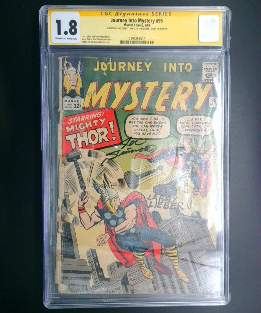 Journey Into Mystery #95, CGC 1.8 S.S. Joe Sinnott & Larry Lieber, Marvel, 1963