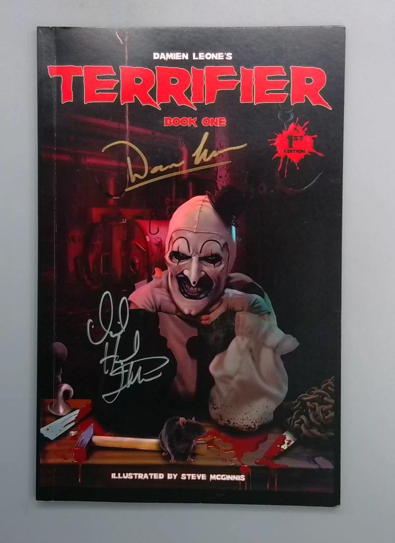Terrifier Book One Both Covers SIGNED Damien Leone & David Howard Thornton NM