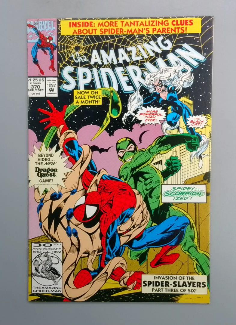 Amazing Spider-Man #370 NM- Marvel 1992 JR1