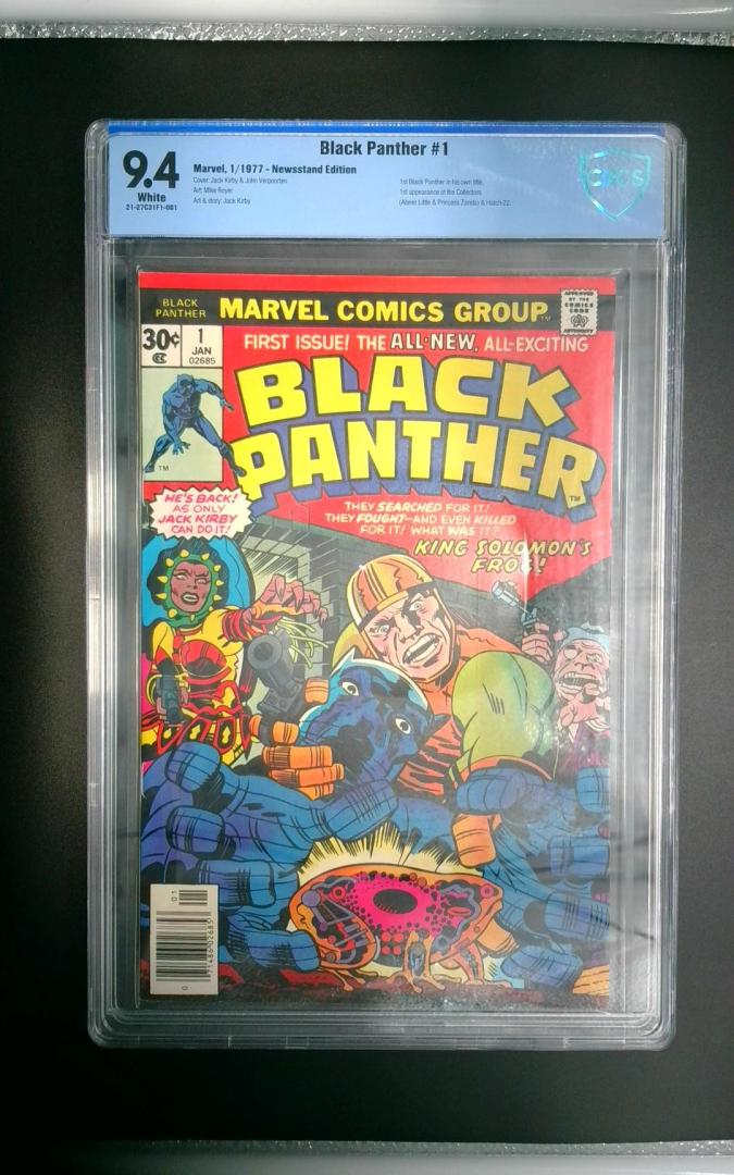 Black Panther #1, CGC 9.4 White, Marvel, 1977