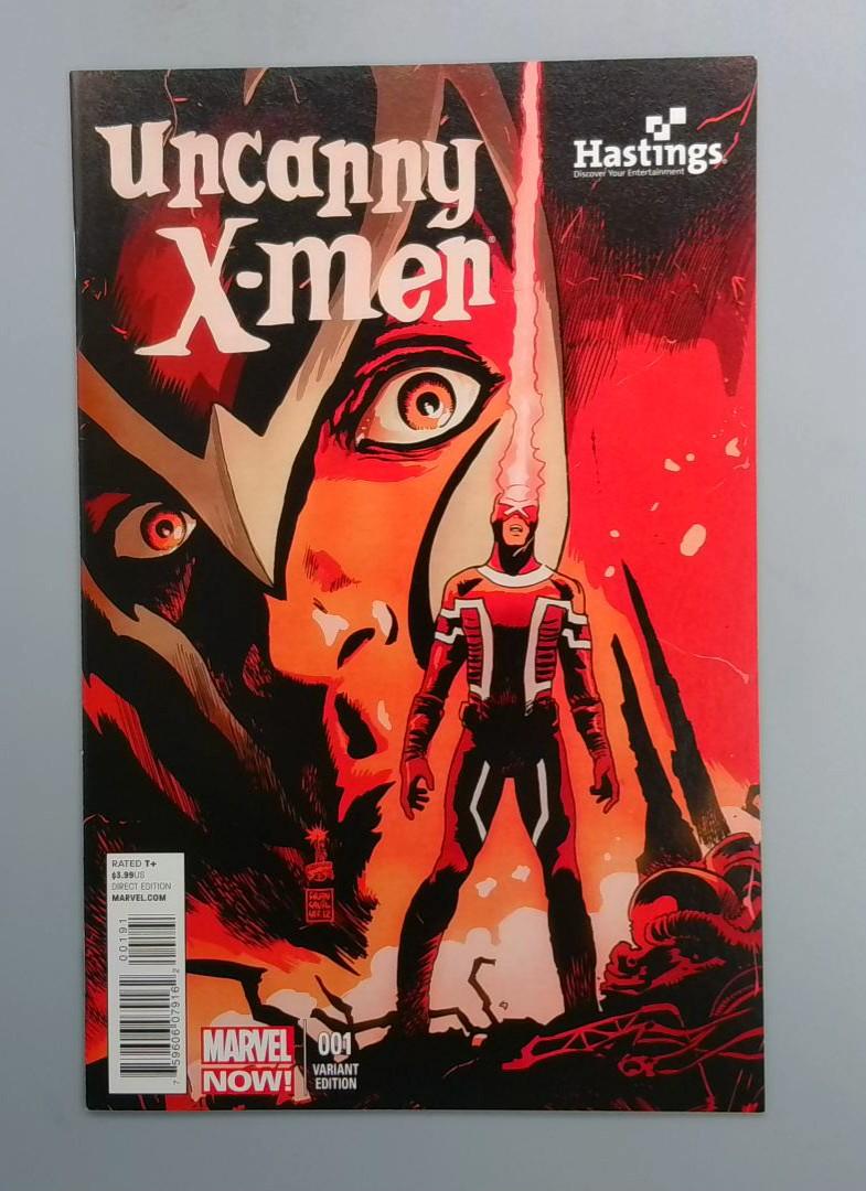 Uncanny X-Men #1, NM- Hastings Variant Edition, Marvel, 2012 JR1