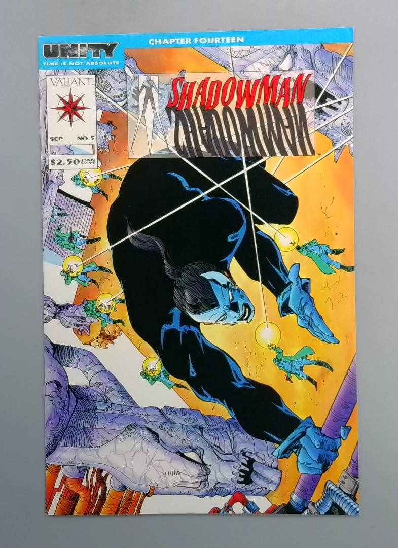 Shadowman #5 NM Unity Valiant 1992 JR1