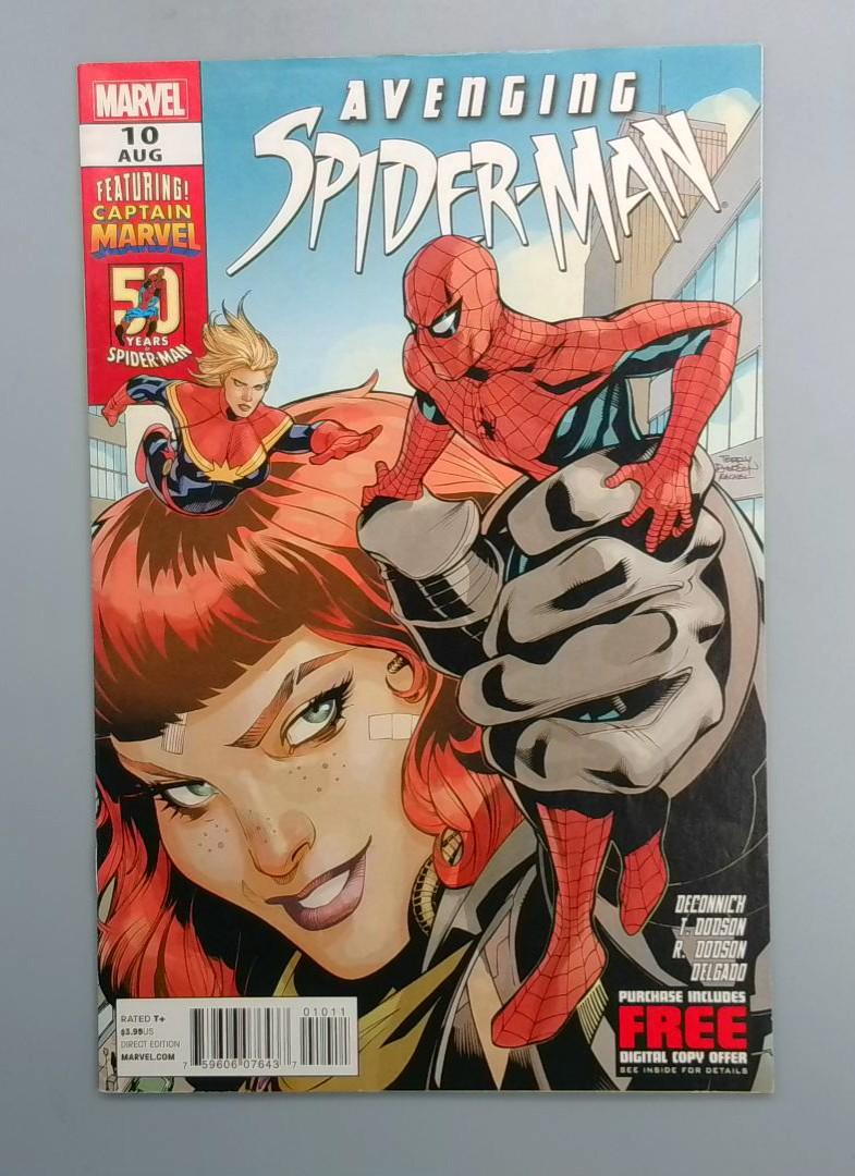 Avenging Spider-Man 10 VF/NM 3rd Captain Marvel Marvel Comics 2012