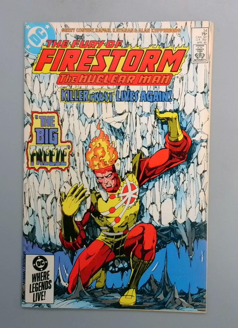 Fury of Firestorm #34 VF+ 1st New Killer Frost  DC 1985 JR1