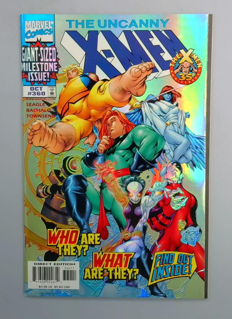 Uncanny X-Men #360 NM Holofoil Cover Marvel 1998 JR1