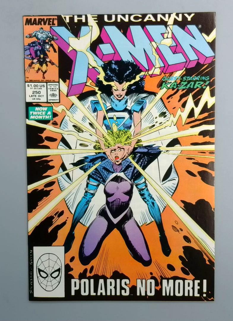 Uncanny X-Men #250 NM-1st appearance of Worm Marvel 1989 JR1