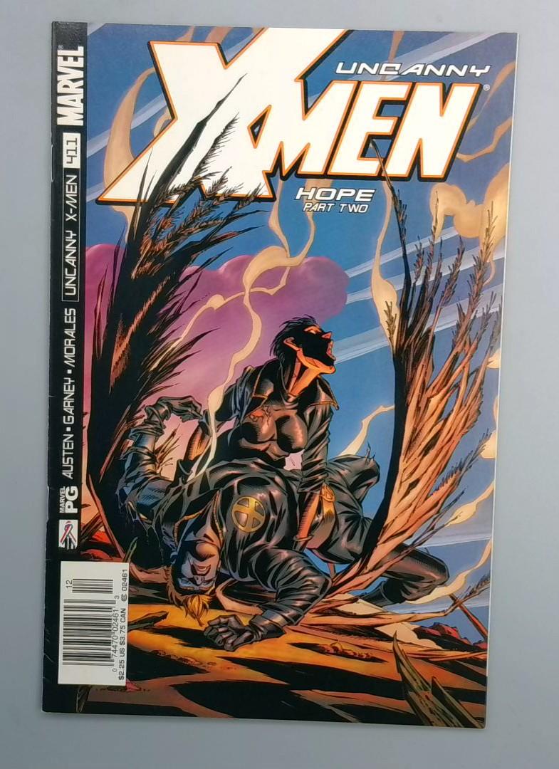 Uncanny X-Men #411 Newsstand 1st Annie and Carter Marvel JR1