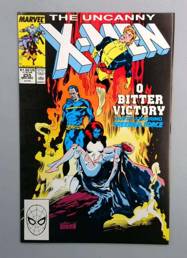 Uncanny X-Men #255 VF+ Marvel Comics 1989 JR1