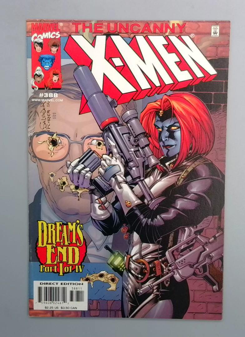 Uncanny X-Men #388 VF/NM Mystique Marvel 2001 JR1
