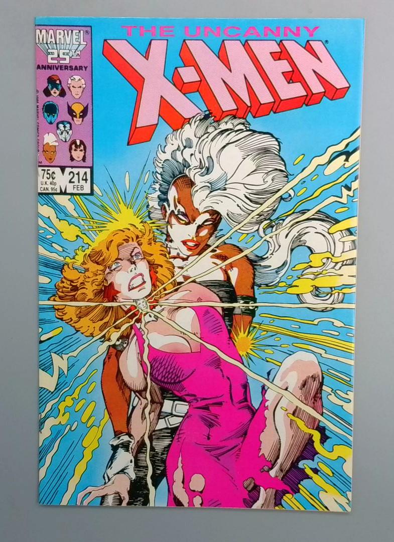 Uncanny X-Men #214 NM Dazzler joins  Marvel 1987 JR1