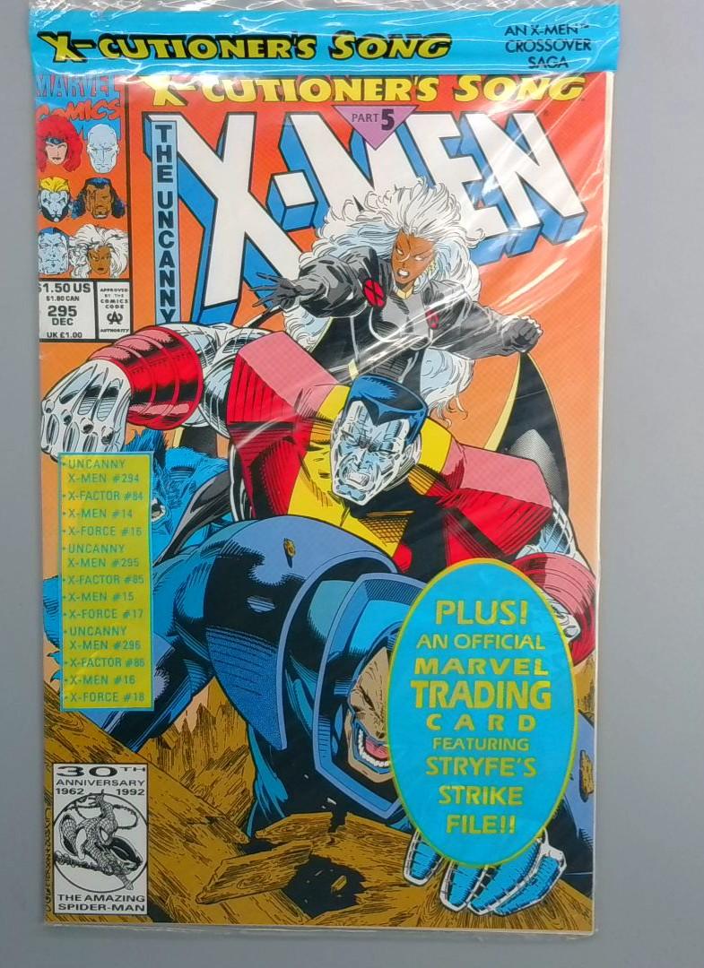 Uncanny X-Men #295 NM Bagged 1st Apocalypse in Series Title Marvel 1992 JR1