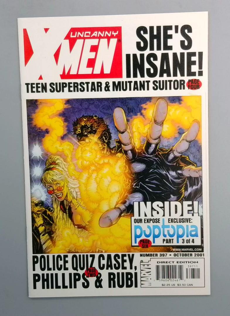 Uncanny X-Men #397 NM DIRECT EDITION Marvel 2001 JR1