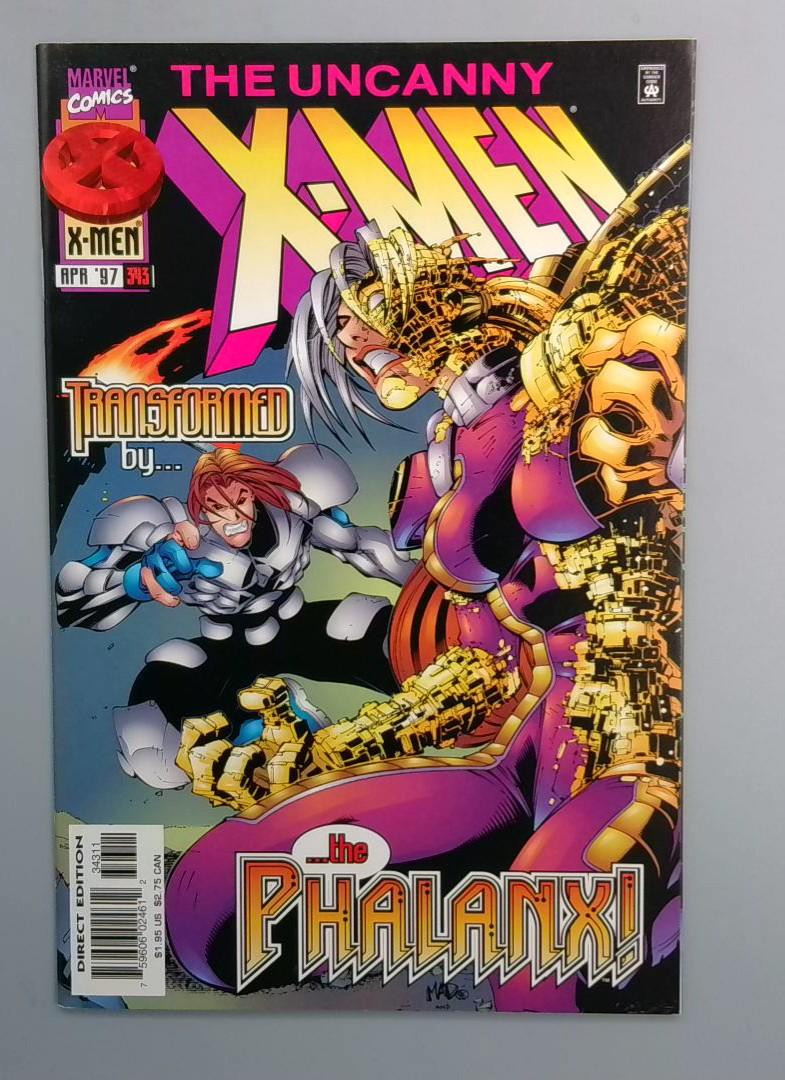 Uncanny X-Men #345 NM- 1st Maggot (Japheth) DIRECT EDITION Marvel JR1