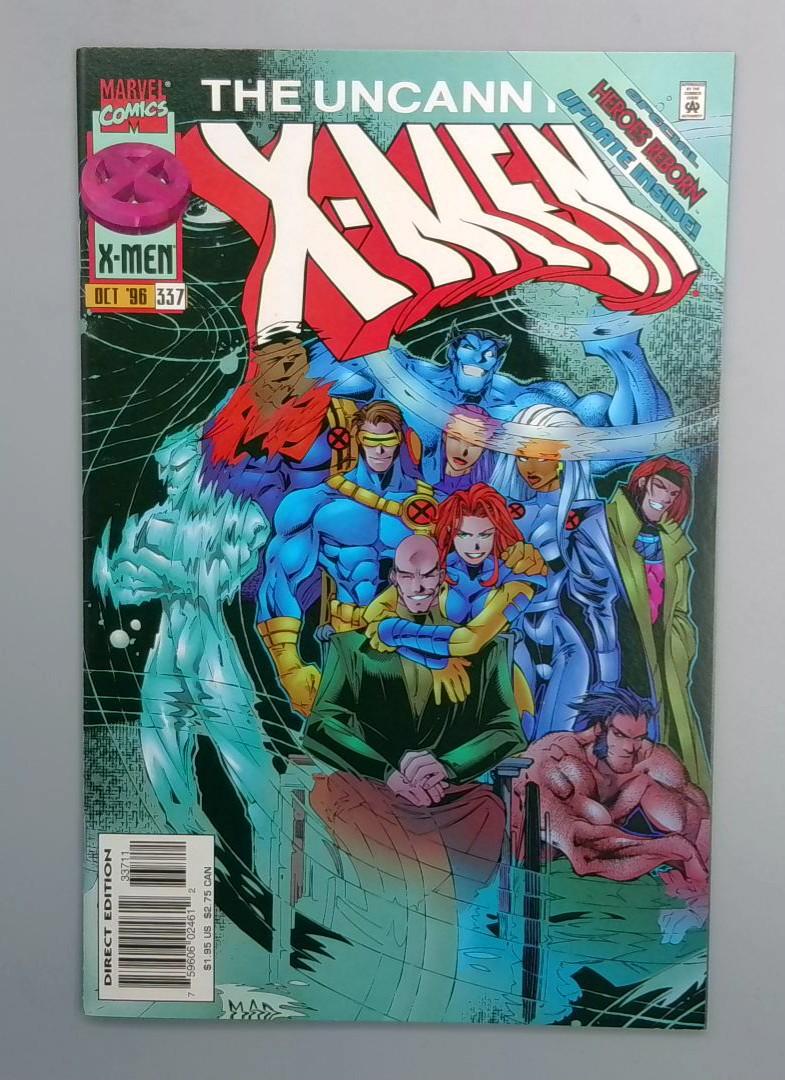 Uncanny X-Men #337 VF+ Heroes Reborn Marvel 1996 JR1