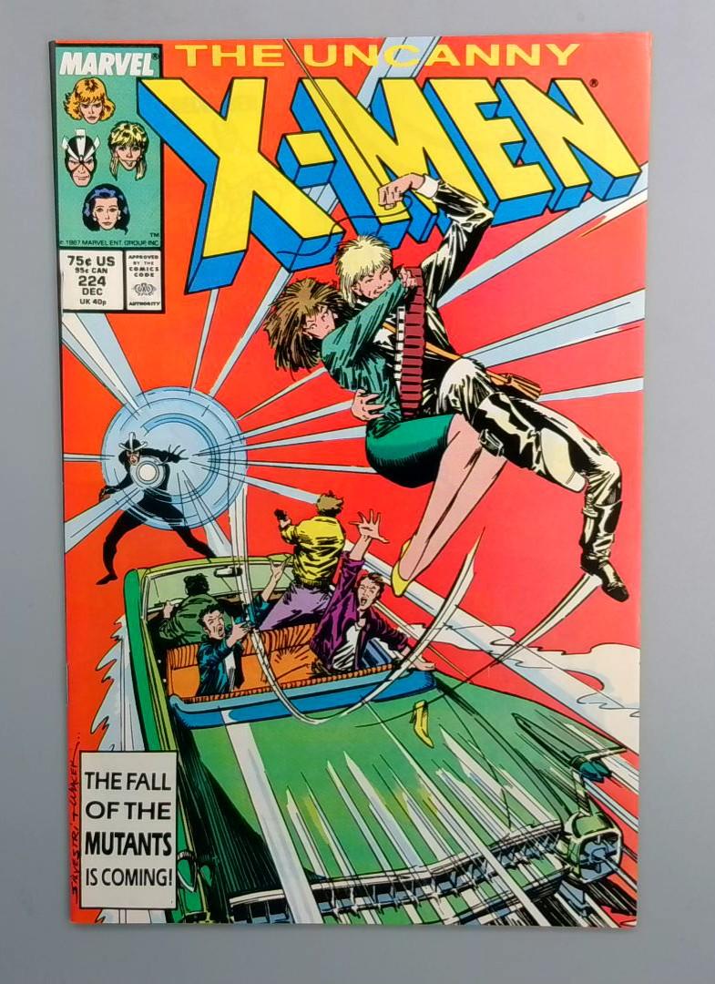 Uncanny X-Men #224 VF+ DIRECT EDITION Marvel 1987 JR1