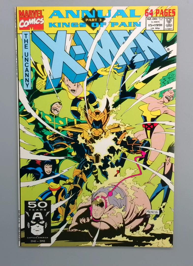 Uncanny X-Men Annual #15, VF+ Part 3: Kings of Pain, Marvel, 1991 JR1